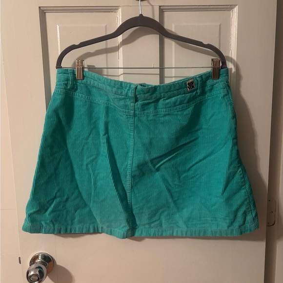 Teal Corduroy Skirt Lucy & Yak - Picture 2 of 4